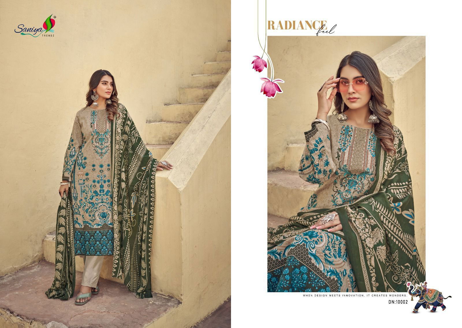 Naira Nx Vol 56 By Saniya Embroidery Cotton Pakistani Dress Material Wholesale Shop In Surat